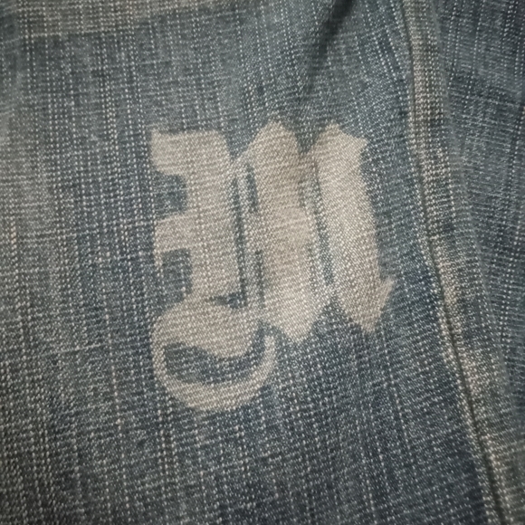 MAKAVELI | Vintage 2Pac Young Men's Light Blue Jeans | Size20(32×32) - Picture 5 of 8